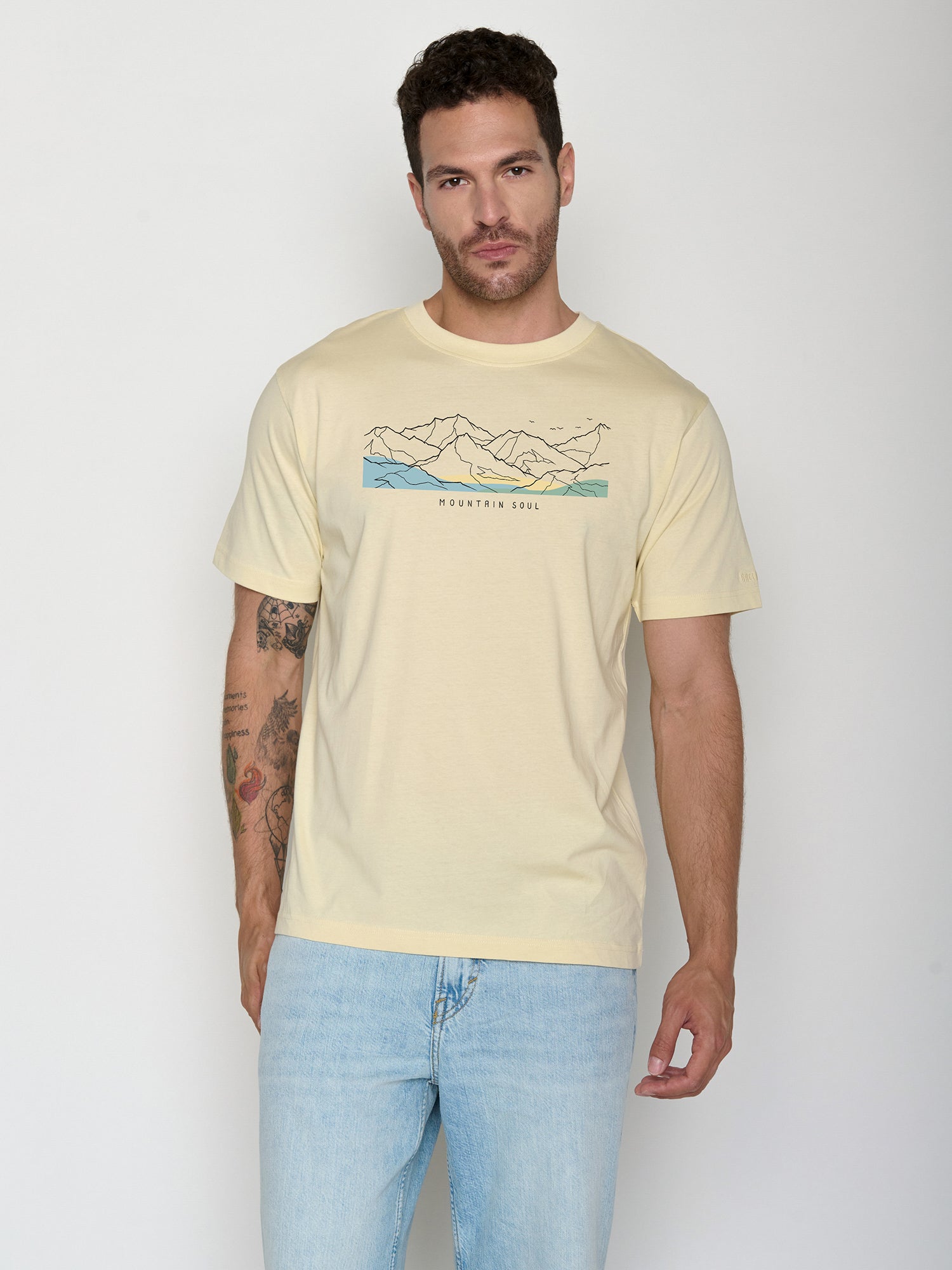 Vanilla Ice: Lässiges Oversize-T-Shirt aus Bio-Baumwolle für Herren [21519]