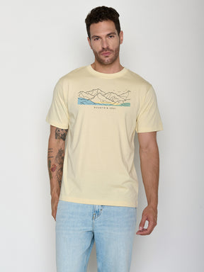 Vanilla Ice: Lässiges Oversize-T-Shirt aus Bio-Baumwolle für Herren [21519]