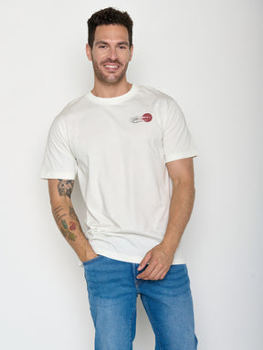 Moonstone: Lässiges Oversize-T-Shirt aus Bio-Baumwolle für Herren [21549]