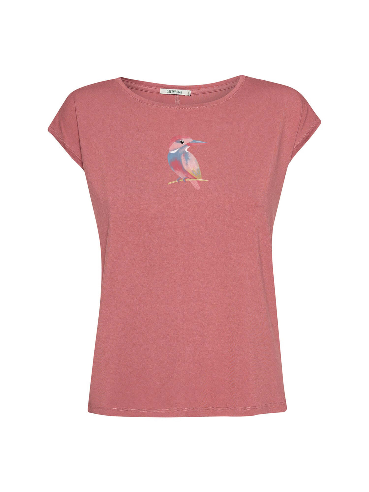 Dark Rose: Lässiges Shirt aus LENZING™ TENCEL™ Mix für Damen [21560]