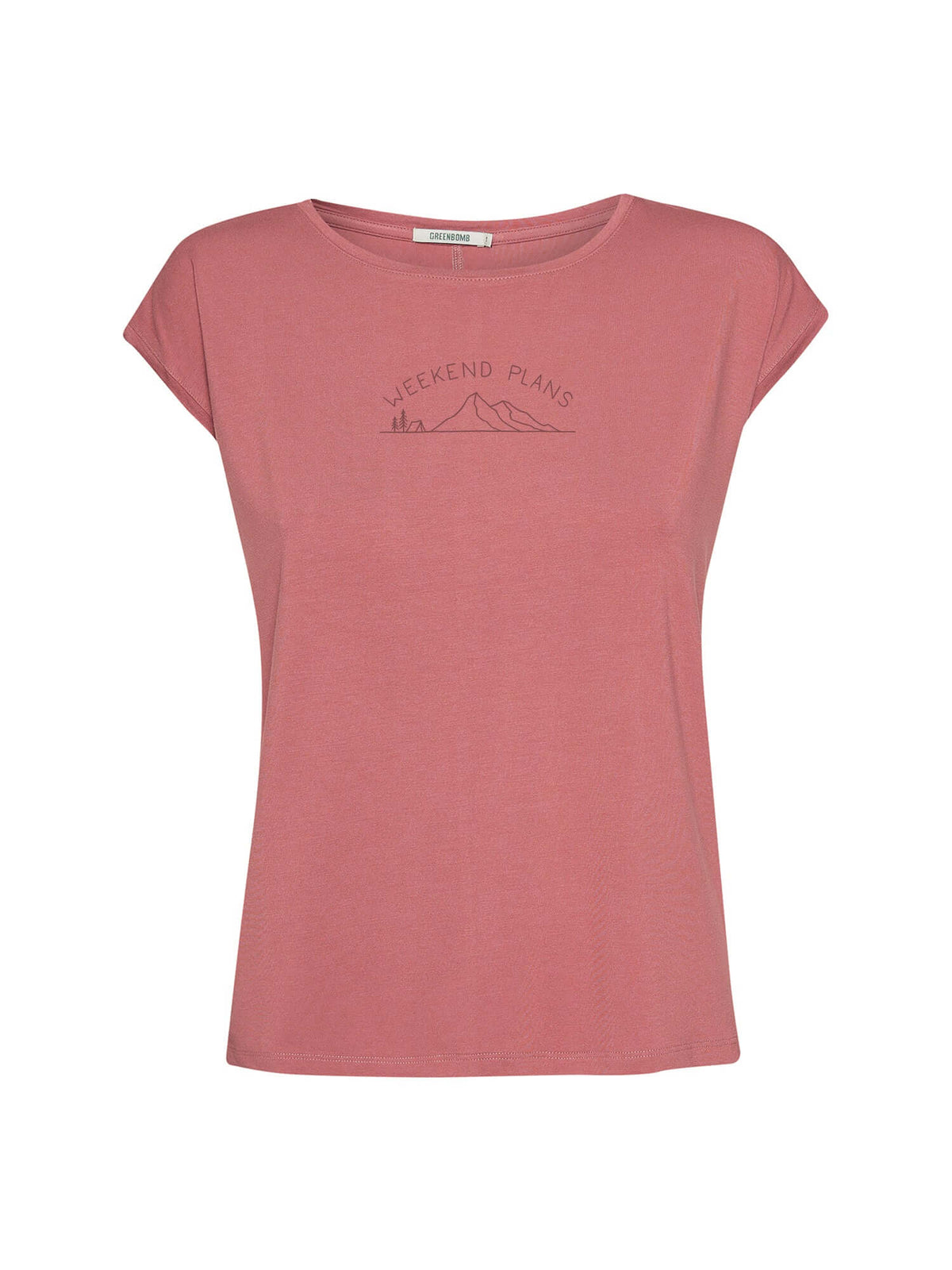 Dark Rose: Lässiges Shirt aus LENZING™ TENCEL™ Mix für Damen [21601]