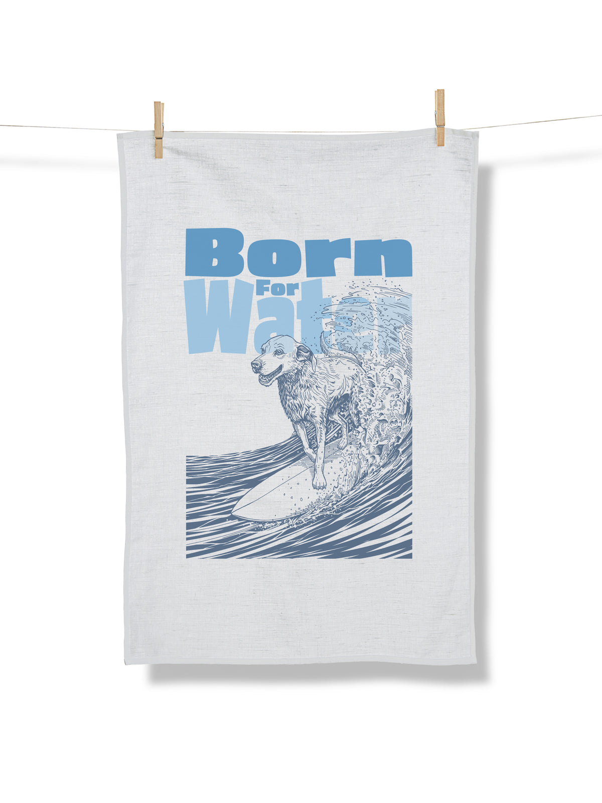 White: Praktisches Geschirrtuch aus Bio-Baumwolle für Unisex [21690]