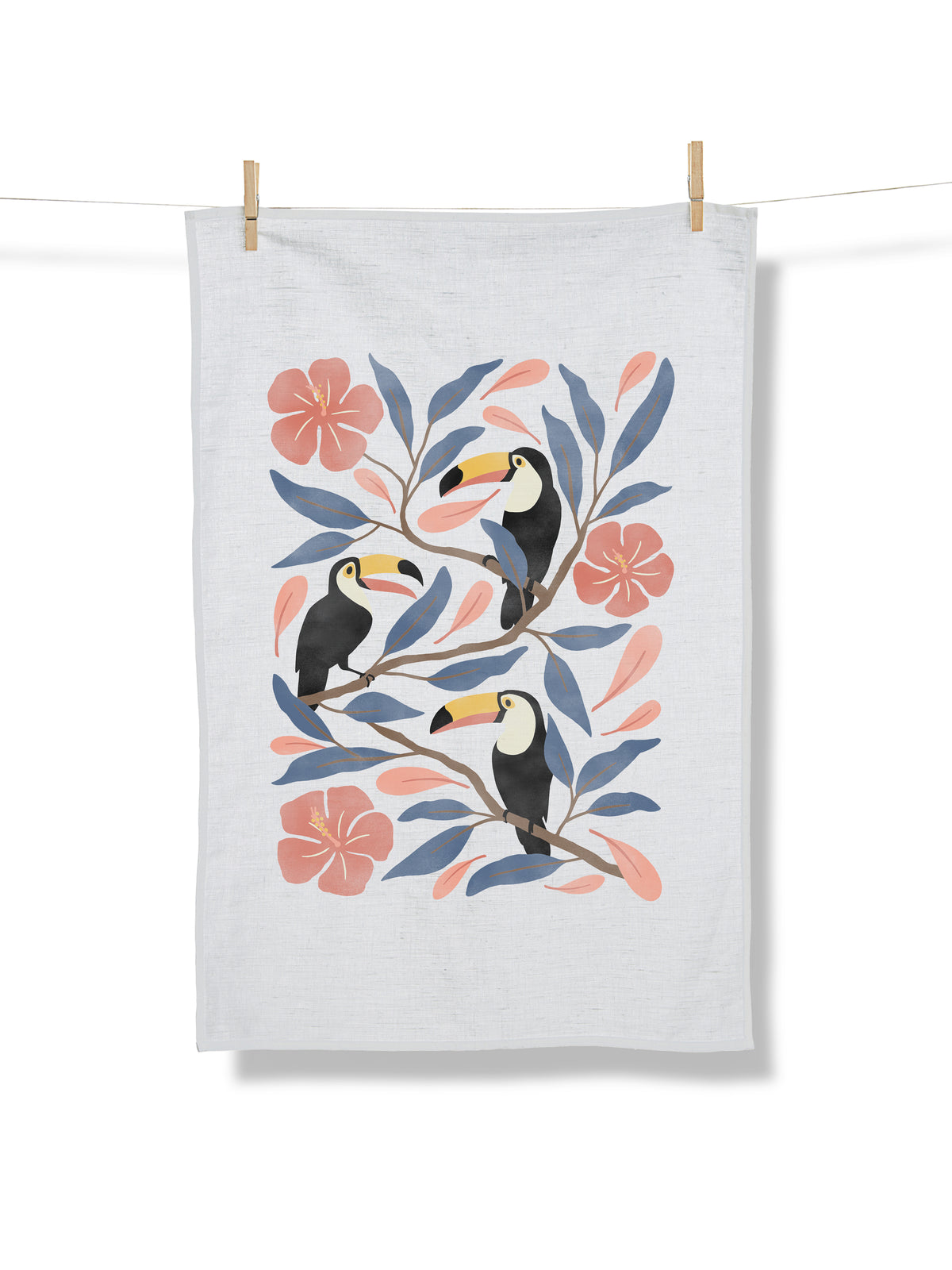 White: Praktisches Geschirrtuch aus Bio-Baumwolle für Unisex [21694]