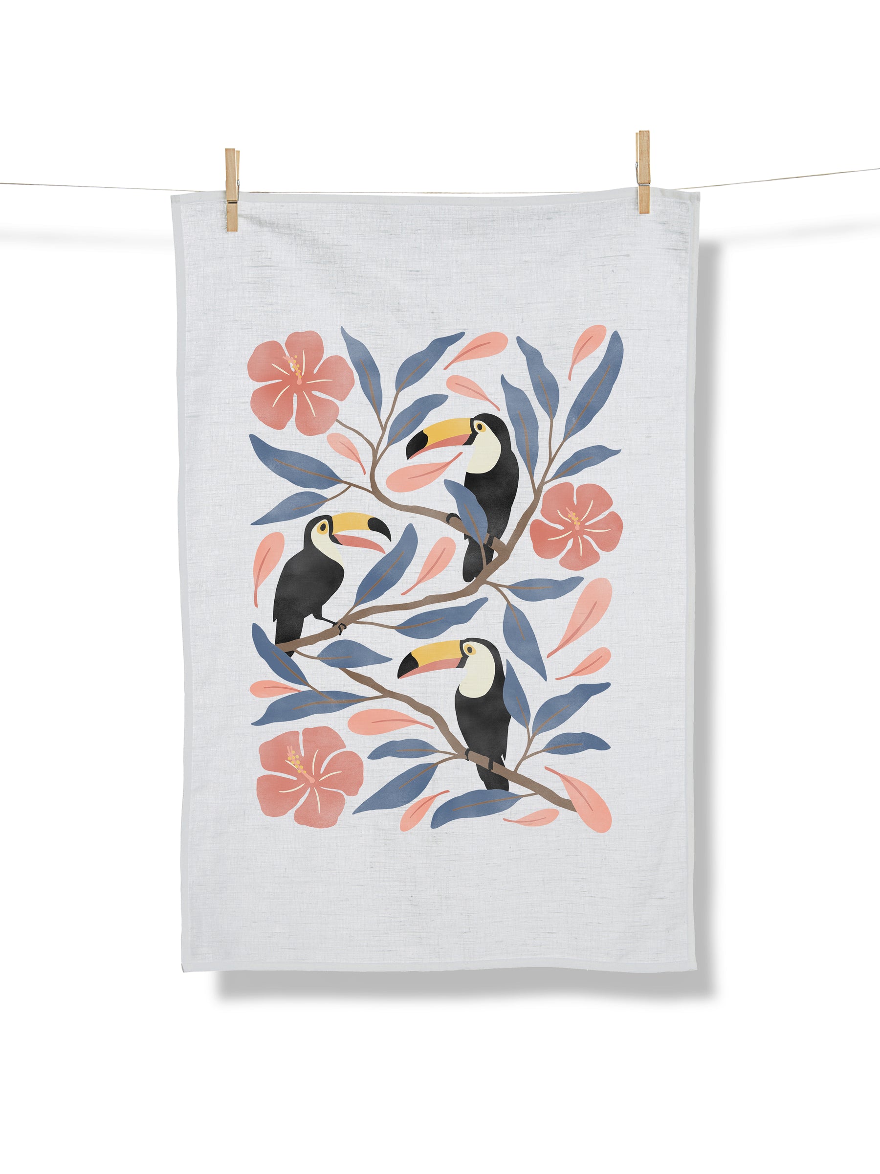 White: Praktisches Geschirrtuch aus Bio-Baumwolle für Unisex [21694]