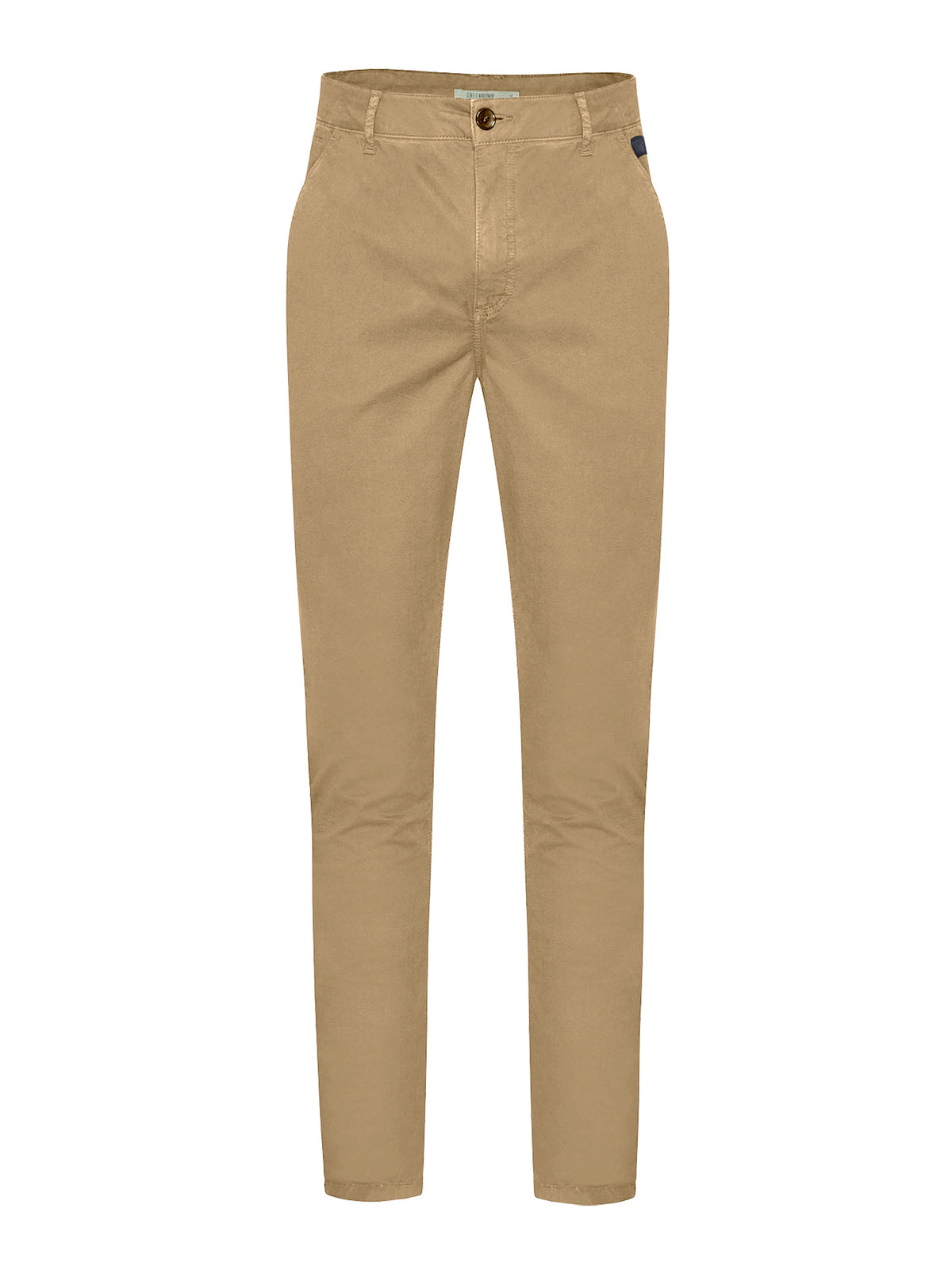 Beige: Gemütliche Chino aus Bio-Baumwoll Mix für Herren [21700]