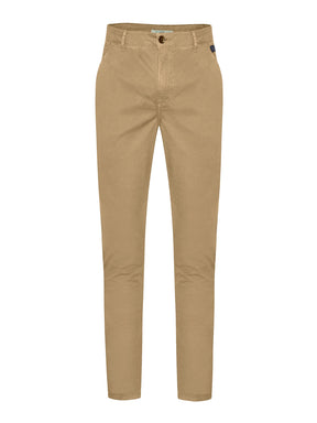 Beige: Gemütliche Chino aus Bio-Baumwoll Mix für Herren [21700]