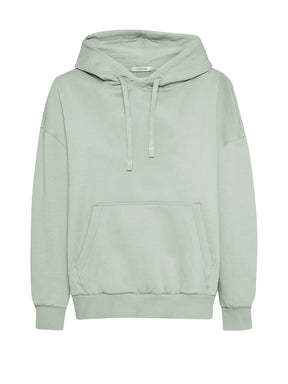 Muted Mint: Lässiger Hoodie aus Bio-Baumwolle für Damen [21734]