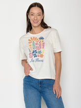 Moonstone: Kastiges T-Shirt aus Bio-Baumwolle für Damen [21982]