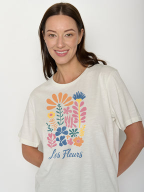 Moonstone: Kastiges T-Shirt aus Bio-Baumwolle für Damen [21983]