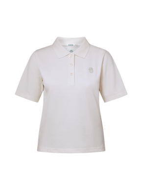 Moonstone: Sportliches Polo aus Baumwoll-Mix für Damen [22002]
