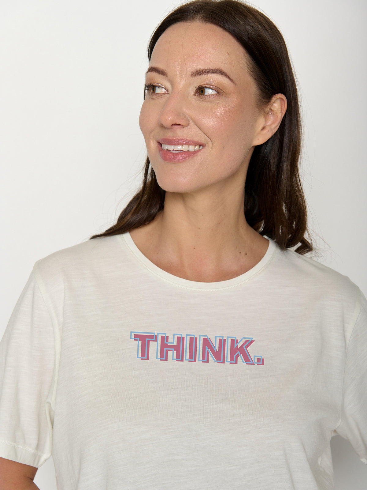 Moonstone: Kastiges T-Shirt aus Bio-Baumwolle für Damen [22016]