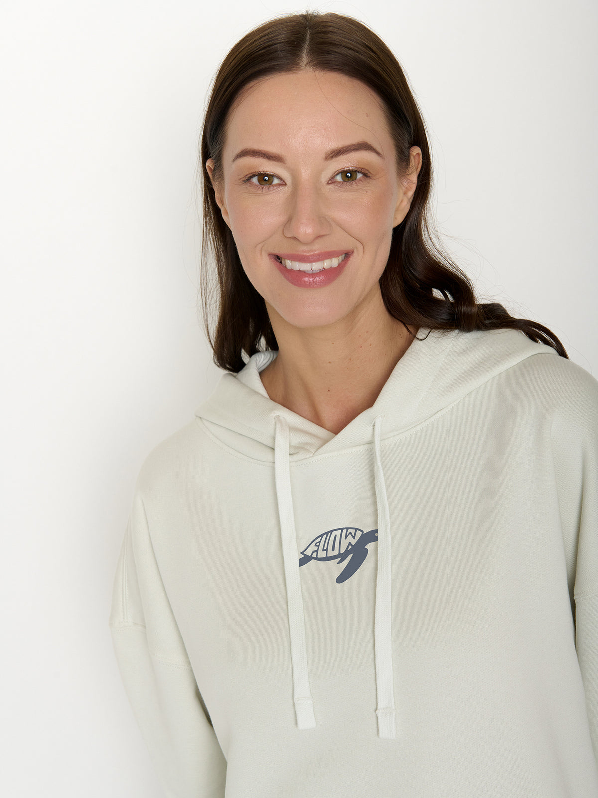 Moonstone: Lässiger Hoodie aus Bio-Baumwolle für Damen [22028]
