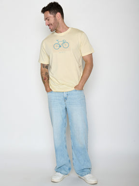 Vanilla Ice: Lässiges Oversize-T-Shirt aus Bio-Baumwolle für Herren [22050]