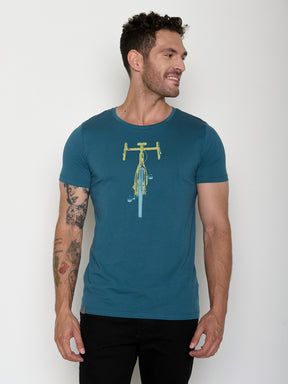 Blue Stone: Sportliches T-Shirt aus Bio-Baumwolle für Herren [22061]