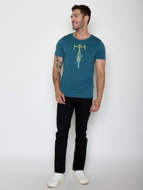 Blue Stone: Sportliches T-Shirt aus Bio-Baumwolle für Herren [22063]