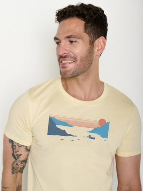 Vanilla Ice: Sportliches T-Shirt aus Bio-Baumwolle für Herren [22079]