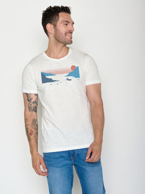 Moonstone: Sportliches T-Shirt aus Bio-Baumwolle für Herren [22082]