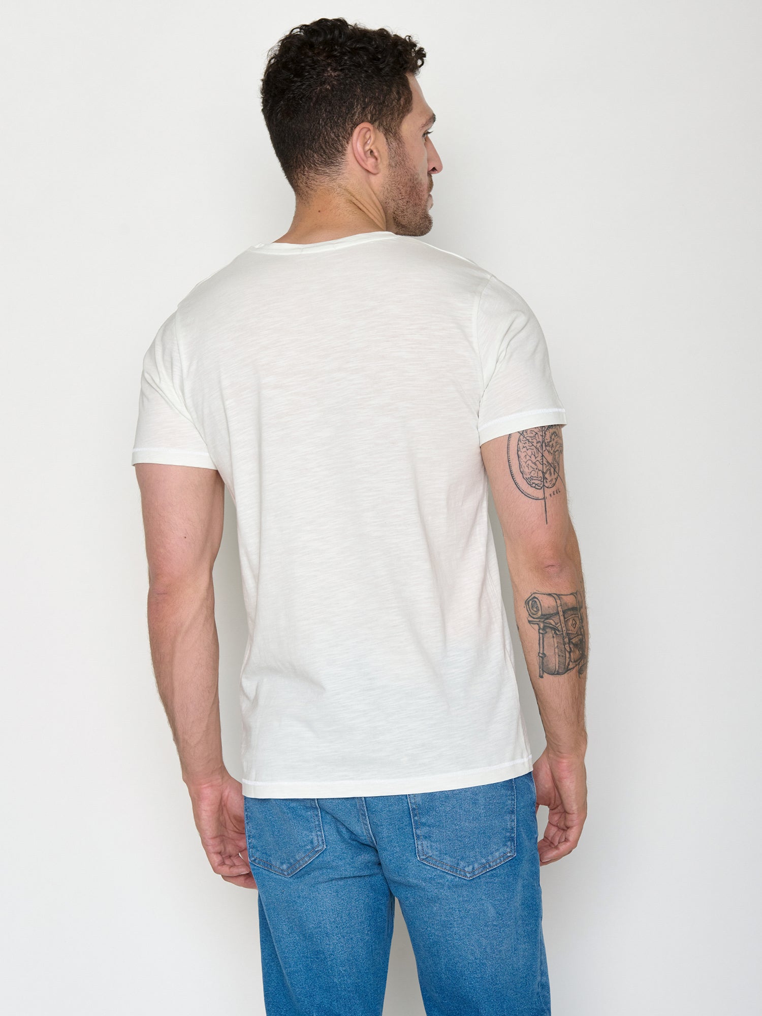 Moonstone: Sportliches T-Shirt aus Bio-Baumwolle für Herren [22085]