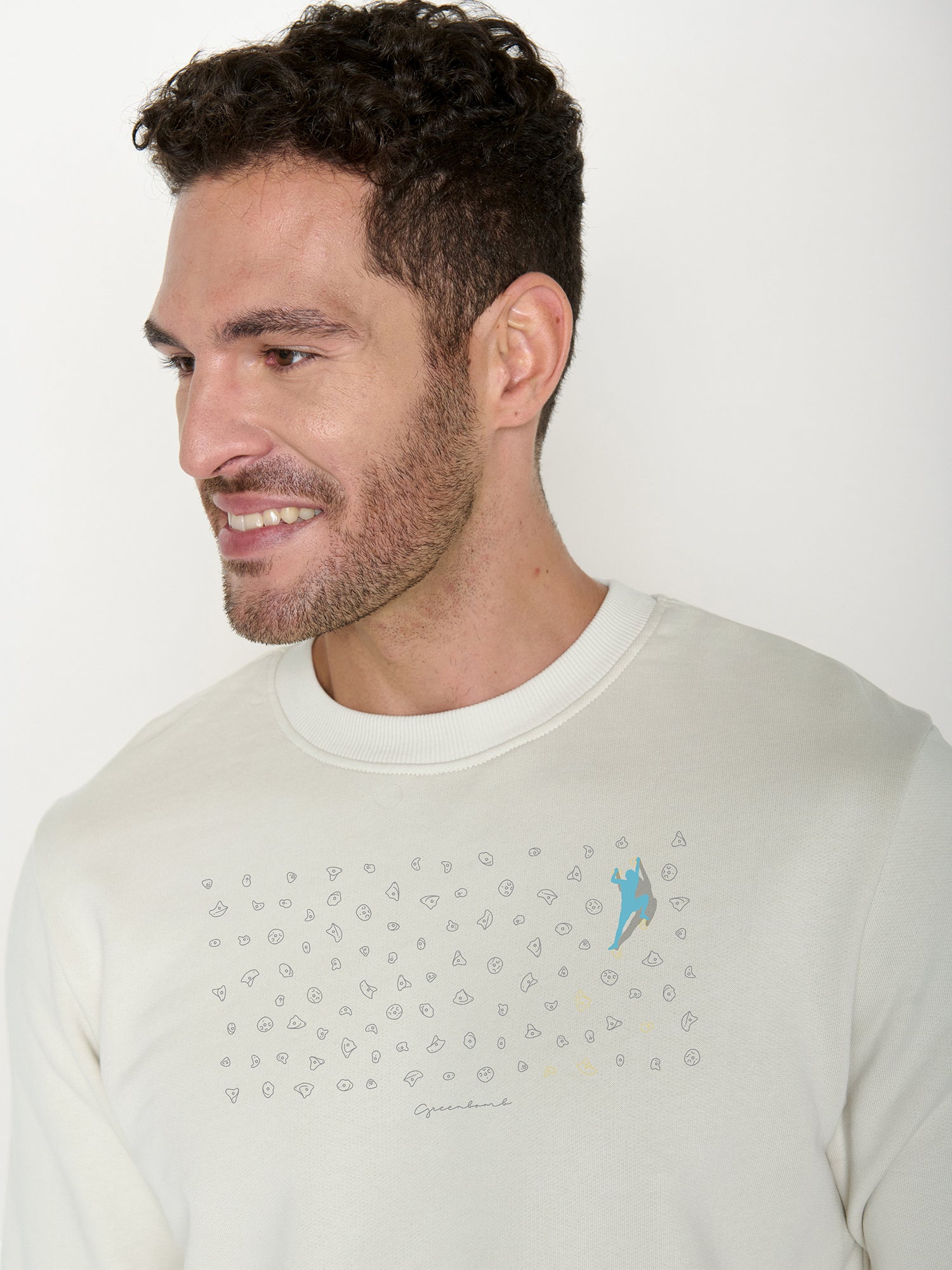 Moonstone: Gemütliches Sweatshirt aus Bio-Baumwolle für Herren [22095]