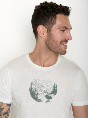 Moonstone: Sportliches T-Shirt aus Bio-Baumwolle für Herren [22108]