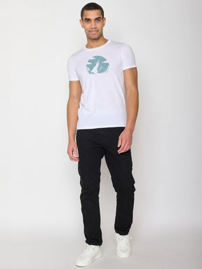 White: Sportliches T-Shirt aus Bio-Baumwolle für Herren [22117]