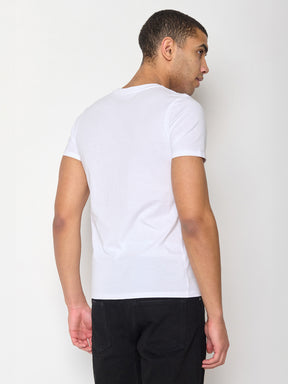 White: Sportliches T-Shirt aus Bio-Baumwolle für Herren [22118]
