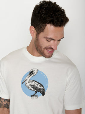 Moonstone: Lässiges Oversize-T-Shirt aus Bio-Baumwolle für Herren [22120]