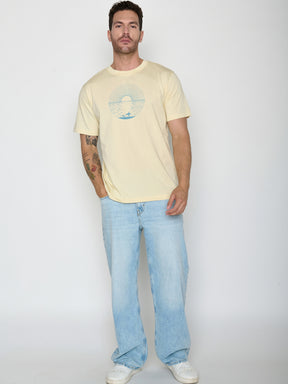 Vanilla Ice: Lässiges Oversize-T-Shirt aus Bio-Baumwolle für Herren [22146]