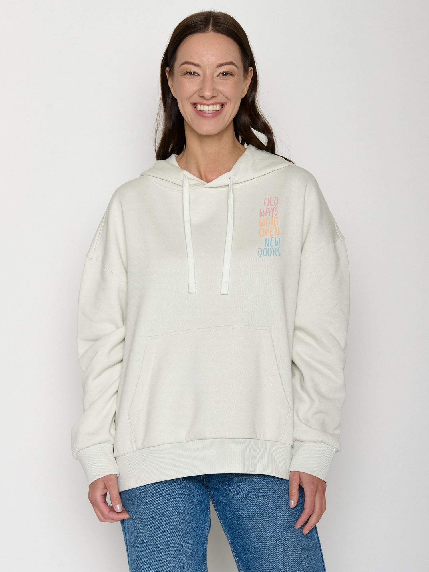 Moonstone: Lässiger Hoodie aus Bio-Baumwolle für Damen [22303]