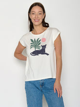 Moonstone: Lässiges Shirt aus LENZING™ TENCEL™ Mix für Damen [22319]