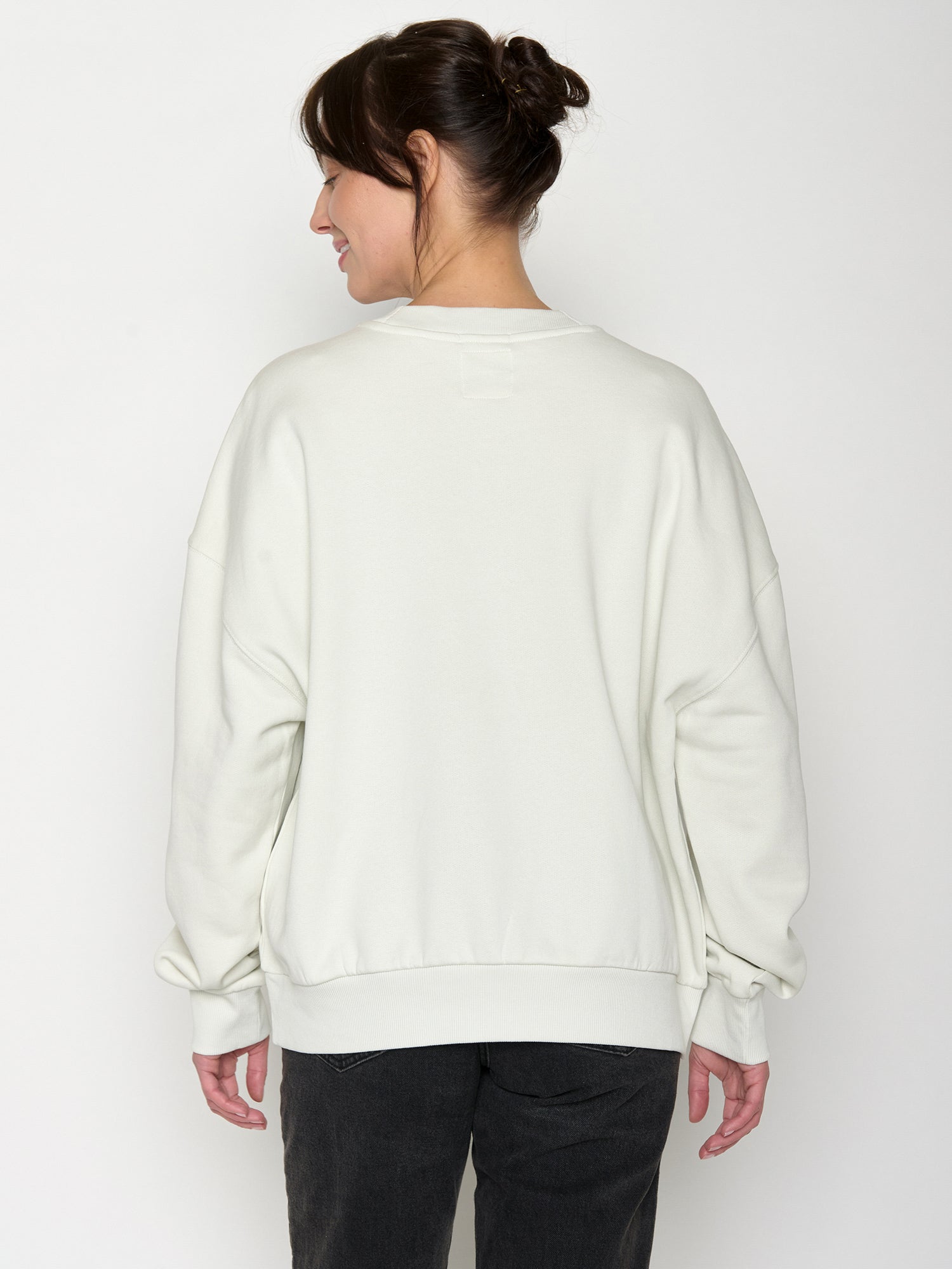 Moonstone: Lässiges Sweatshirt aus Bio-Baumwolle für Damen [22362]