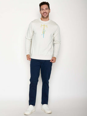 Moonstone: Gemütliches Sweatshirt aus Bio-Baumwolle für Herren [22405]
