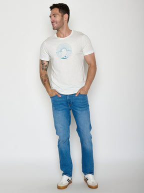 Moonstone: Sportliches T-Shirt aus Bio-Baumwolle für Herren [22455]