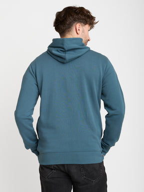 Blau:  Kuschliger Hoodie aus Bio-Baumwolle für Herren [22612]