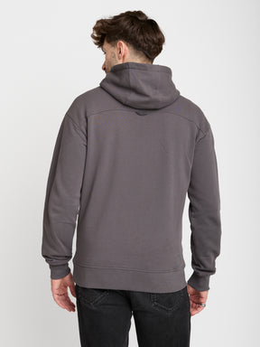 Grau:  Gemütlicher Hoodie aus Bio-Baumwolle für Herren [22619]