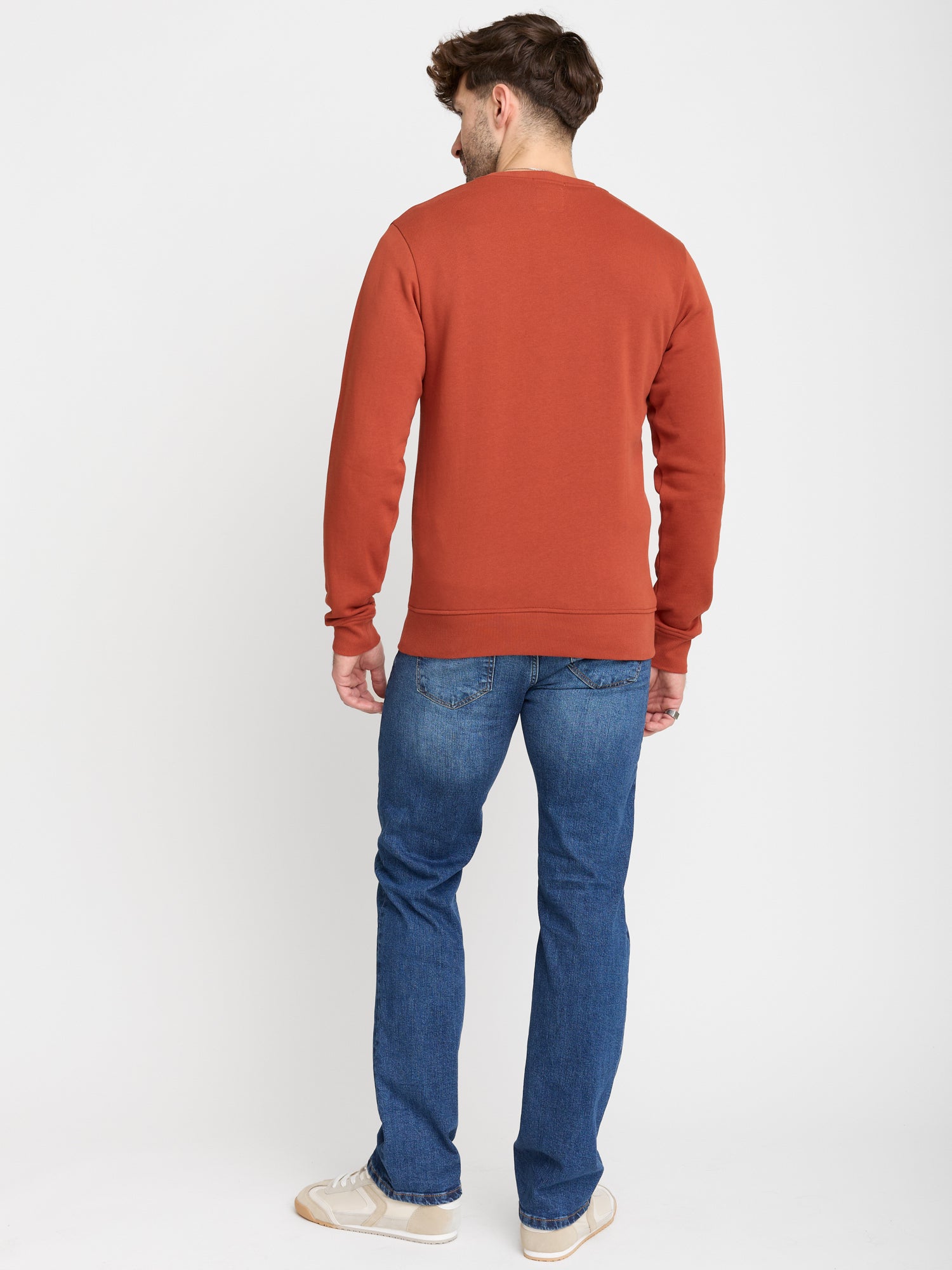 Grau:  Gemütliches Sweatshirt aus Bio-Baumwolle für Herren [22623]