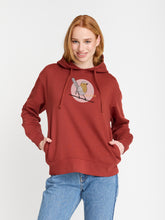 Red Berry: Gemütlicher Hoodie aus Bio-Baumwoll Mix für Damen [22692]