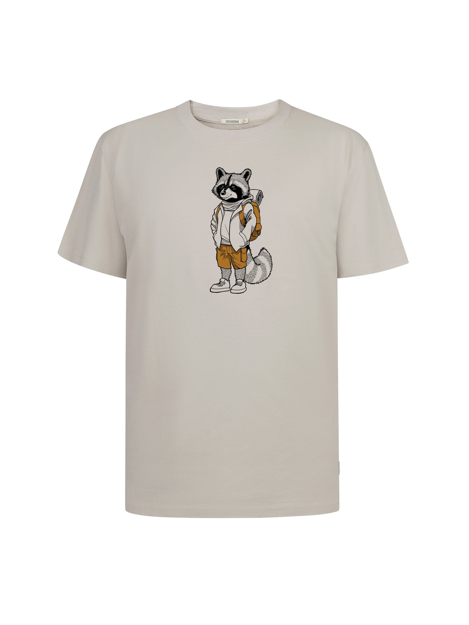 Weiß:  Lässiges T-Shirt aus Bio-Baumwolle für Herren [22702]