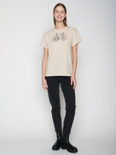 Weiß:  Lässiges T-Shirt aus Bio-Baumwolle für Damen [22814]