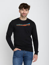 Schwarz:  Gemütliches Sweatshirt aus Bio-Baumwolle für Herren [22855]