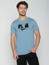 Citadel Blue: Sportliches T-Shirt aus Bio-Baumwolle für Herren [22933]