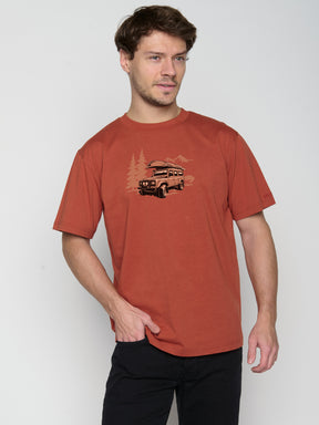 Grau:  Lässiges T-Shirt aus Bio-Baumwolle für Herren [23059]