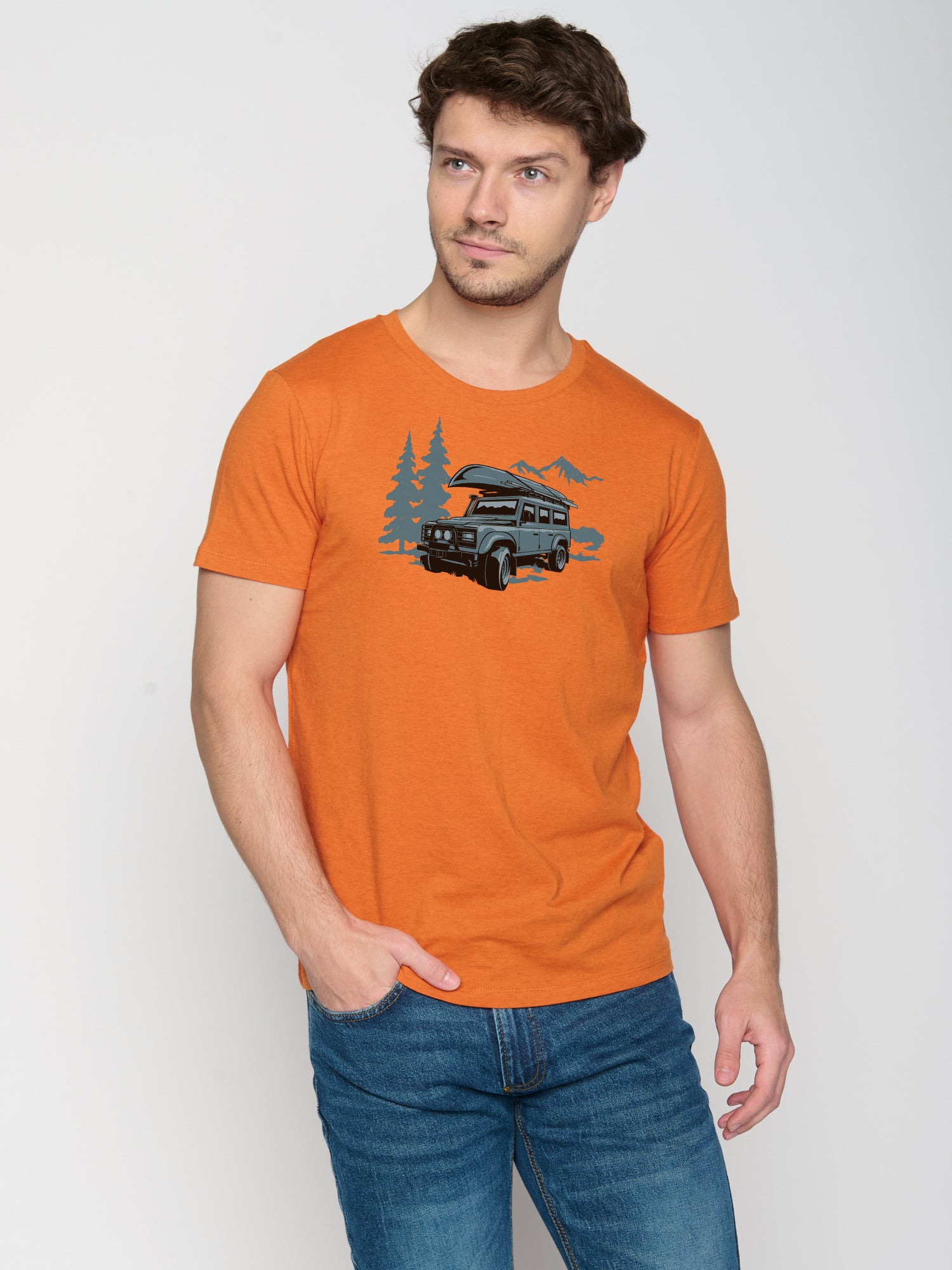 Orang:  Sportliches T-Shirt aus Bio-Baumwolle für Herren [23062]
