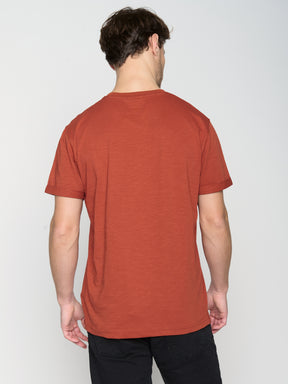 Grau:  Lässiges T-Shirt aus Bio-Baumwoll Mix für Herren [23164]