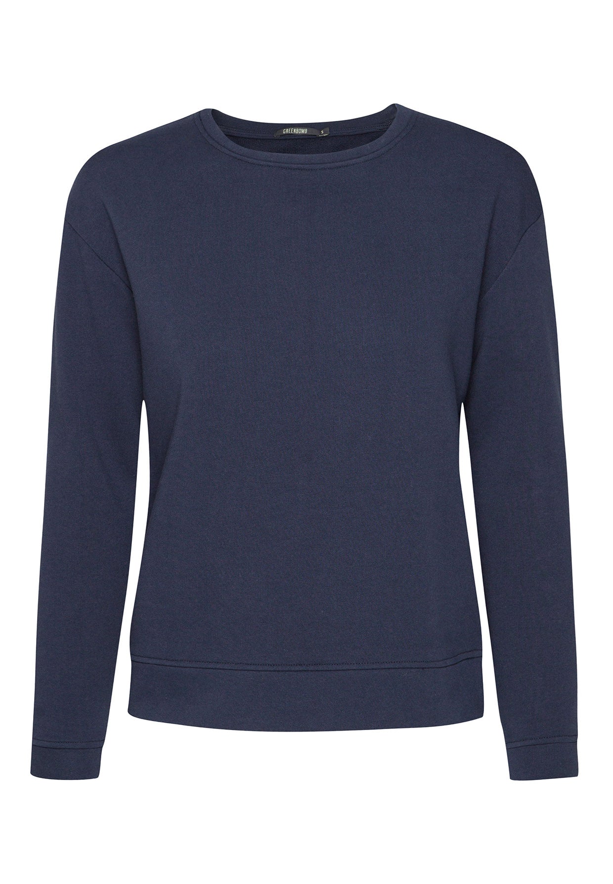 Blau:  Gemütliches Sweatshirt aus Bio-Baumwolle für Damen [224]