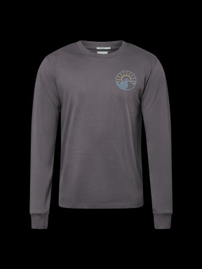 Anthracite: Elegantes Longsleeve für Herren [24692]