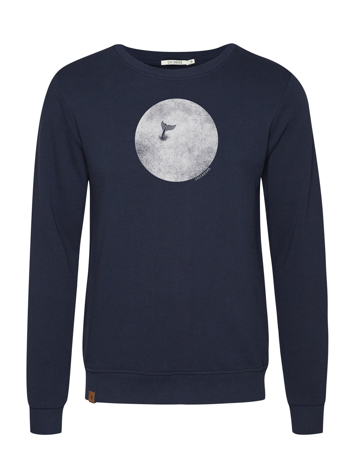 Navy: Gemütliches Sweatshirt aus Bio-Baumwolle für Herren [24699]