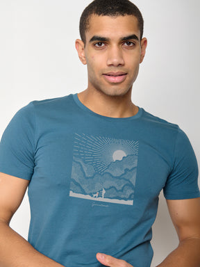 Blue Stone: Sportliches T-Shirt aus Bio-Baumwolle für Herren [24775]