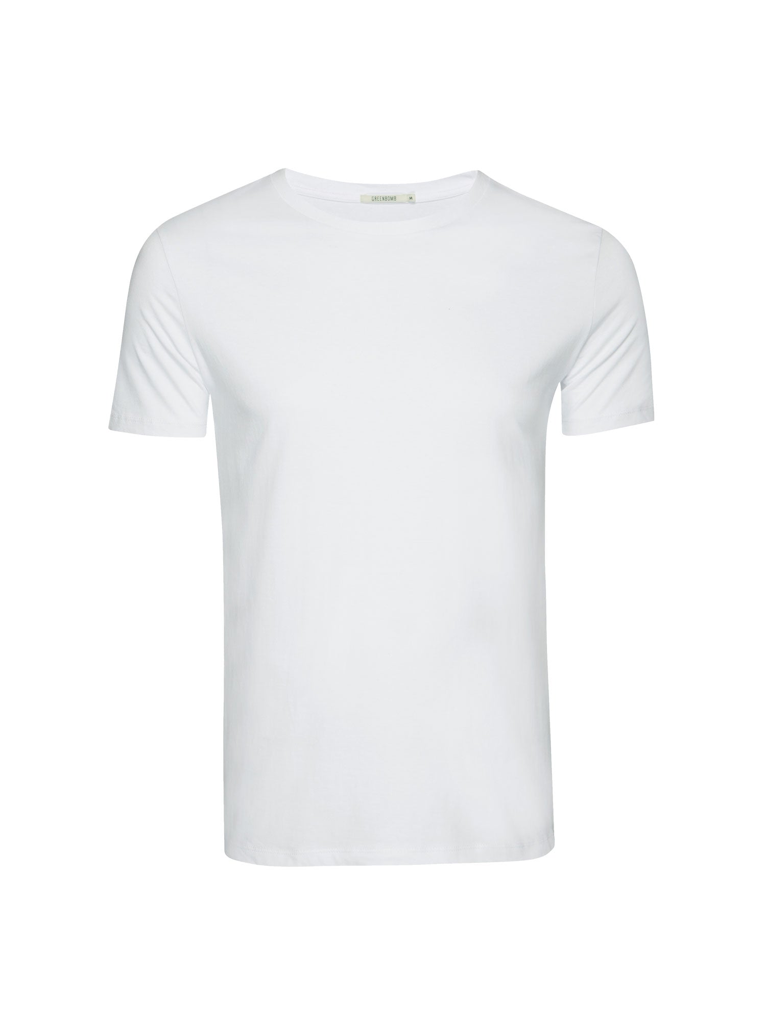 White: Sportliches T-Shirt aus Bio-Baumwolle für Herren [24798]
