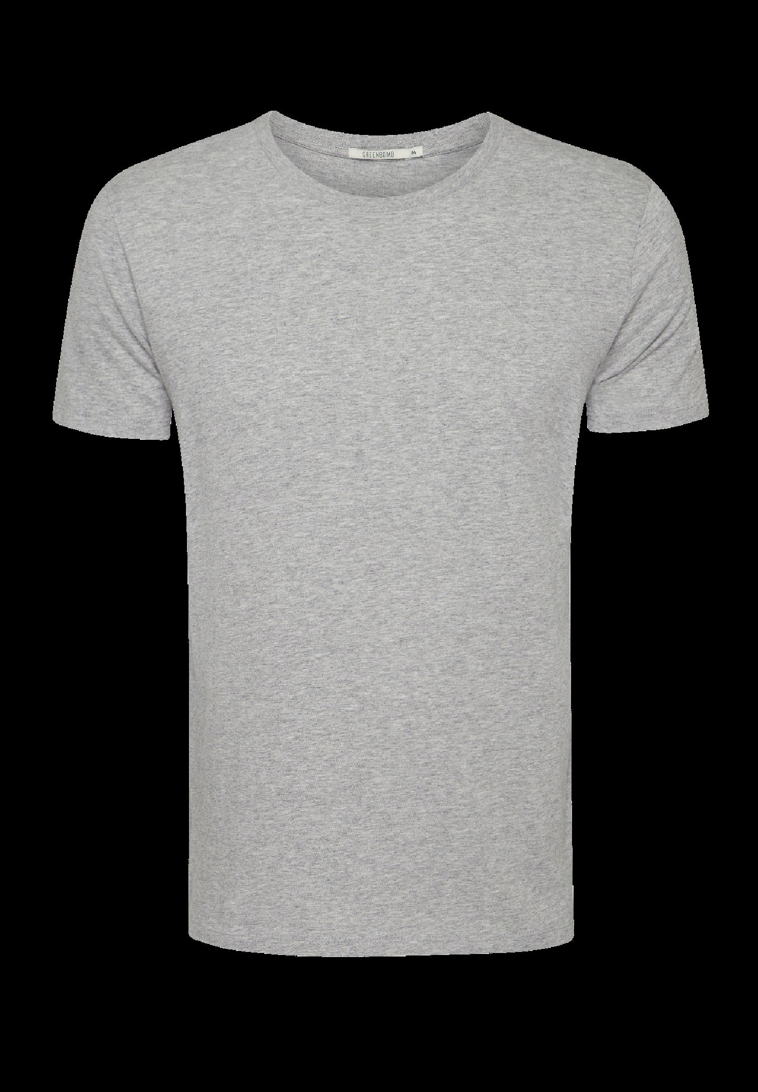 Heather Grey: Sportliches T-Shirt aus Bio-Baumwolle für Herren [24813]